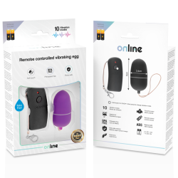 Online - Oeuf Vibrant Avec Télécommande Lilas
